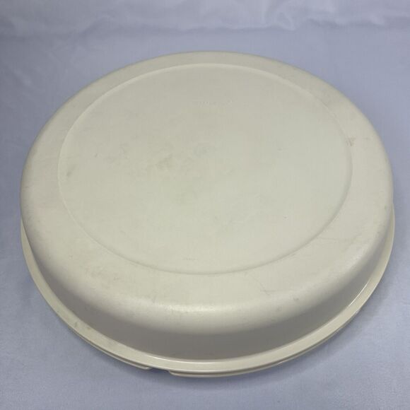 Vintage Tupperware Veggie/Dip Serving Tray Party Platter With Lid - Picture 2 of 8